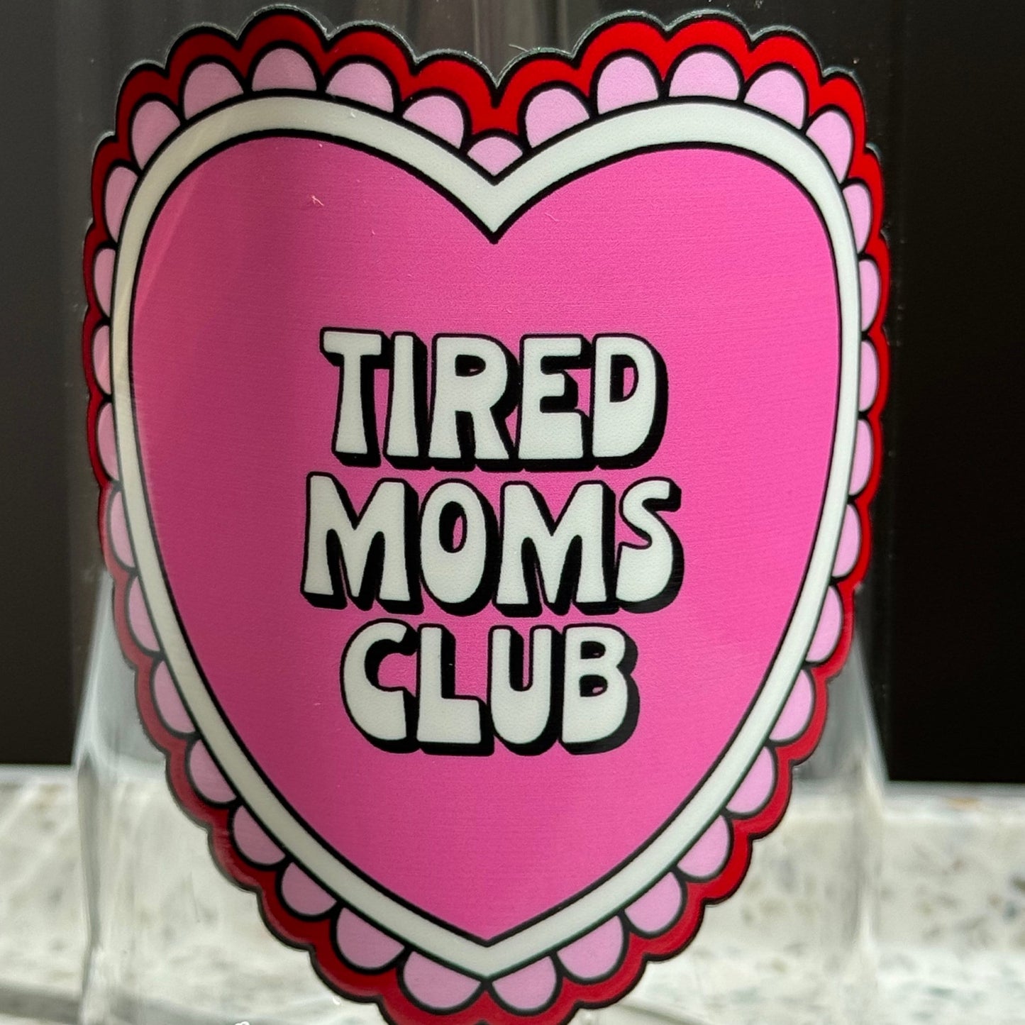 Trinkglas - Tired Moms Club